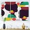 Designart - Ethnic Geometric Silhouette of African American III - Modern Canvas Wall Art Print